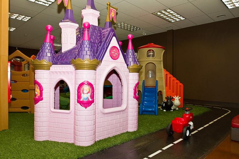 a toy castle for kids to play inside